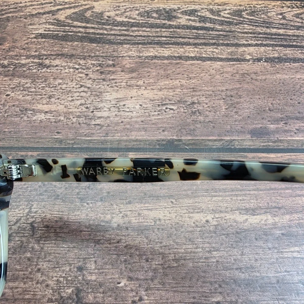 Warby Parker Nancy 166 Eyeglasses Marble Tortoise Cat Eye Frames 57-17-140